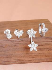 4PCS - Silver