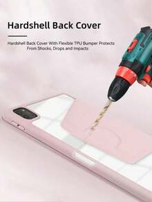 DANYCASE 360°旋转保护壳，兼容A16 Air 11/13 M3 2025、Mini 7 A17、Pro 2024 11/13 M2、Pro 2024 11/13 M4、Pro 11、Pro 12.9、Air 5/4 10.9（第10/7/8/9代）、Mini 6、Pad SE 11英寸 - 粉色 - 查看 9