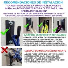 DIMHER Hamaqueros para pared, Soportes para Hamaca, Resistente Reforzado Uso Rudo, para exterior o interior, Ganchos para pared, acabado Antióxido, Incluye Kit de Instalación. - Multicolor - Ver 5