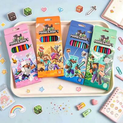 1 set Lápiz lindo de juego 2026 es un artículo imprescindible para que los estudiantes practiquen la escritura y resuelvan problemas. Adecuado para el aprendizaje diario y la toma de notas, la pintura y la escritura, es un artículo esencial para el inicio de la escuela. (Estilo aleatorio)