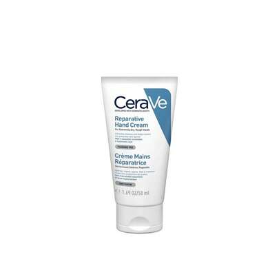 CeraVe Creme de Mãos Reparador Mãos Extremamente Secas e Ásperas 50ml (1.69floz) - Creme de mãos vegan, Ceramidas, Hidratação profunda, Textura cremosa, Dermocosmética