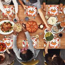 20/40/60PCS Fall Maple Leaf Pumpkin Napkins, Thanksgiving Party Decorations, Autumn Table Decor, Disposable Paper Napkins For Fall Gatherings - Maple Leaf Pumpkin - View 4