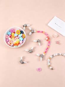 Bead Stopper Spring Clamp, Jewelry Making Bead Stopper, Spring Bead Clamp With White Handle, Creative Wire End Bead Clamp, Jewelry Making Tool To Prevent Beads From Falling, Suitable For Handmade Bracelets And Necklaces - Multiple Styles - View 4