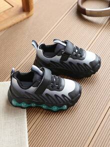 1 Pair 2026 New Boys' Shoes, Baby Girls' Sports Shoes - Black - View 6