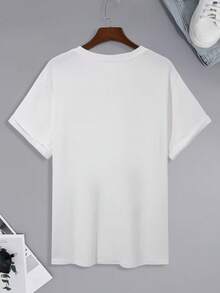 Men T-Shirts - 白色 - 查看 2