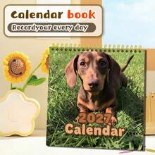 2027 Neuer Kalender, süßer Dackel Kalender 2, Feiertag, Jahrestag, Geburtstagsaufzeichnung, Planer, Memo, 12 Monate, Geschenk für Familie, geliebte Menschen zum Geburtstag, Schulanfang, Neujahr, Weihnachten - LX-184 - Übersicht 10