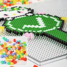 5000顆迷你熔珠 2.6mm 微型熔珠 DIY 燙貼珠 Perler 珠 Fusion 珠 燙貼珠玩偶，適用於珠寶製作、像素藝術燙貼耳環、手工玩偶吊飾、裝飾飾品 - 多色 - 查看 7