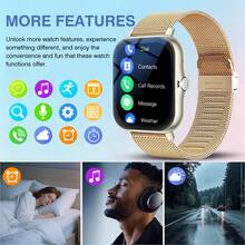 Women's Elegant Smartwatch, Fitness Tracker, Supports Camera Control, Music Playback, Compatible With Android And IOS Phones - Multicolor - View 4
