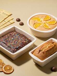 1/3 buah Set Peralatan Kue Silikon - Cetakan Kue Bulat dan Persegi, Cetakan Roti Anti Lengket Cocok untuk Pizza, Tahan Panas dan Mudah Dibersihkan - Set Peralatan Kue Liburan - MultiWarna - View 2