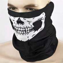 1pc Halloween Gift Box Set, Unisex All-Season Skeleton Funny Face Mask Balaclava Cycling Mask Neck Gaiter, Suitable For Daily Cycling, Party, Outdoor Travel - Multicolor - View 10