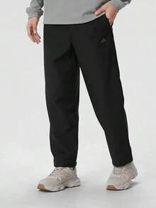 Adidas 男子TH SOFTSHELL PT簡約運動休閒長褲 - 黑色 - 查看 1