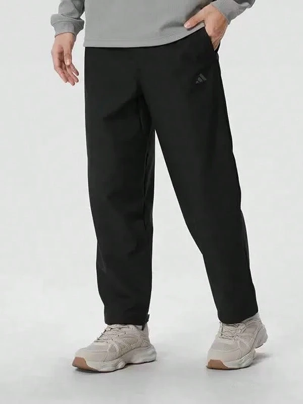 Adidas 男子TH SOFTSHELL PT簡約運動休閒長褲 - 黑色 - 查看 1