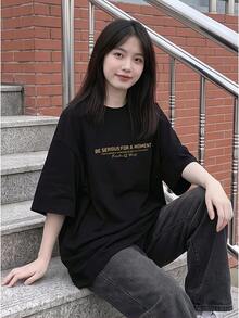 Women T-Shirts - 黑色 - 查看 1