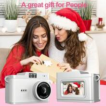 Kamera Digital Mini, Kamera Digital Definisi Tinggi, Kamera Digital Portabel, Kamera Digital HD 1080P, Mendukung Kartu Memori 32GB, Kamera Digital SLR Portabel, Multi-Fungsi Multi-Filter, Cocok untuk Vlogging dan Fotografi Perjalanan, Mainan Kamera Digital (Baterai Isi Ulang 200mA) - X5 (dengan kartu) - View 11