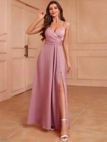 Women Short Dresses - Pale Pink - View 1