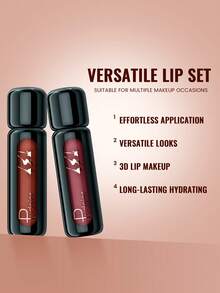 Pudaier 4PCS Waterproof Lip Mousse – Smudge-Proof, Non-Sticky Lip Gloss, Cup-Proof, Long-Lasting, Easy To Apply, Matte Finish Lip Glaze - 4PCS SET - View 8