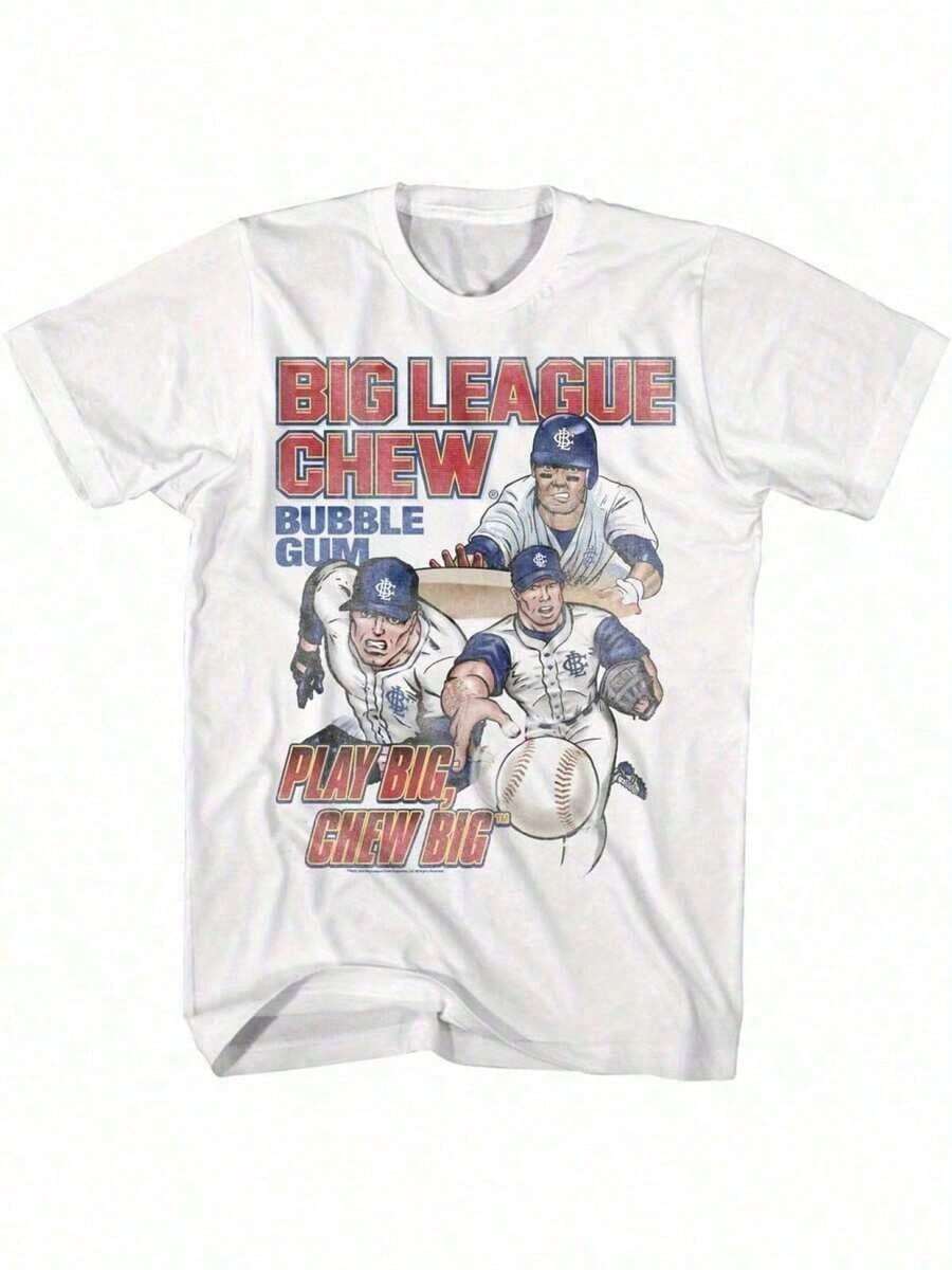 Baseball Youth Teen Girl Summer Clothes, Boys Baseball Drip, Softball Stuff For Girls, Family Matching Outfit Big League Chew Design Vintage Baseball - 白色9 - 查看 1