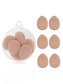 6Pcs Finger Air Cushion Puff With Box Soft Finger Powder Puff Mini Cosmetic Puff Sponge Random Colorful Beauty Makeup Tool - Multicolor - View 12