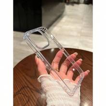 Casing Pelindung Belakang Ultra Tipis Anti Guncangan Anti Gores Anti Benturan Kompatibel dengan iPhone 17 Air 16 15 14 Plus 13 12 11 XR XS X 7 8 Pro Mini Pro Max - Clear - View 21