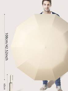 108cm/42.52inch, Foldable, Fully Automatic Umbrella, Sunny Day, Rainy Day, Multi-Functional, Minimalist Design, Portable, New Design Style Umbrella, Outdoor Camping, Golf Sports, Folding Umbrella - Multicolor - View 11