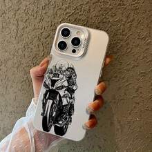 11-17 Galaxy 22-26Phone Case: Stickman Biker - TPU Protective Case |     Shockproof Phone Case |     Scratch-Resistant Case Suitable For  7 / X / XS / 11 Series And  12 / 13 / 14 / 15 / 16 Models - 圖片1PCS - 查看 6