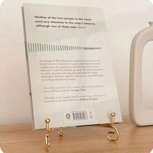 1pc (10cm/3.94in) Gold Iron Plate Display Stand, Suitable For Plates, Photos, Etc., Photo Display Stand, Card Display, Decorative Plate, Artwork - A - View 4