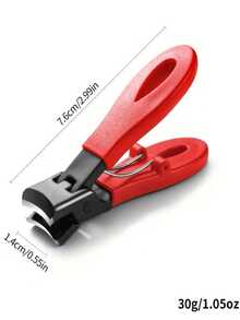 1pc Thick Wide Mouth Anti-Splash Nail Clipper, Sharp Foot And Hand Care Tool Set - Multicolor - View 5