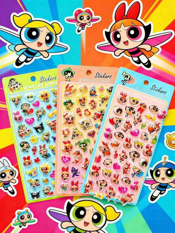 High-Quality 3D Embossed Stickers, High-Quality Outdoor Grade Stickers, Decorative Water Drop Print Embossed Stickers, Suitable For Notebooks And Journals. Perfect For DIY Decoration Of Smartphones, Notebooks, Laptops, Suitcases, Cups, Skateboards, Guitars And Other Items.