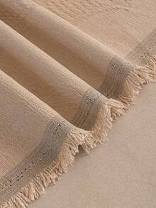 1pc Nordic Cream Style Plant Pattern All-Season Chenille Sofa Cover, Machine Washable, Pet-Friendly Sofa Slipcover, Suitable For 1/2/3/4 Seater And Sectional Sofas, For Bedroom And Living Room Home Decor - Khaki - View 3