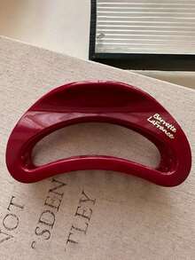 4 pezzi/1 pezzo Fermagli per capelli da donna 12 cm/4,72 pollici marrone rosso cavo semicircolare lucido in plastica leggera, artigli per capelli di moda versatili di alta qualità eleganti minimalisti di colore solido, adatti per uso quotidiano, uscite, casual, feste, pendolarismo, spiaggia, vacanze, acconciatura, coda di cavallo, chignon, lavaggio viso, bagno, trucco, abbinamento abbigliamento, accessori per capelli (l'etichetta con lettera è unilaterale e non ha un significato specifico, è solo per decorazione) - Multicolore - Visualizzare 3