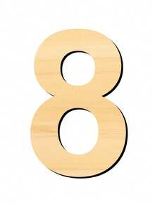 حروف خشبية كبيرة 45 سم/17 بوصة A-Z وأرقام 0-9 قابلة للتخصيص، لافتات حروف وأرقام خشبية قابلة للطلاء لديكور جدران المنزل، عيد الميلاد، الزفاف، ديكور الحفلات - 17 بوصة حروف/أرقام - مشاهدة 10