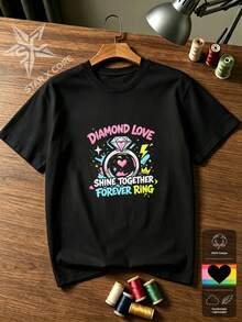 Women T-Shirts - 黑色 - 查看 2