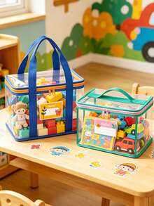 Children's Storage Bag Travel Tote Bag Small Parts & Beads Organizer Bag - Multicolor - View 1