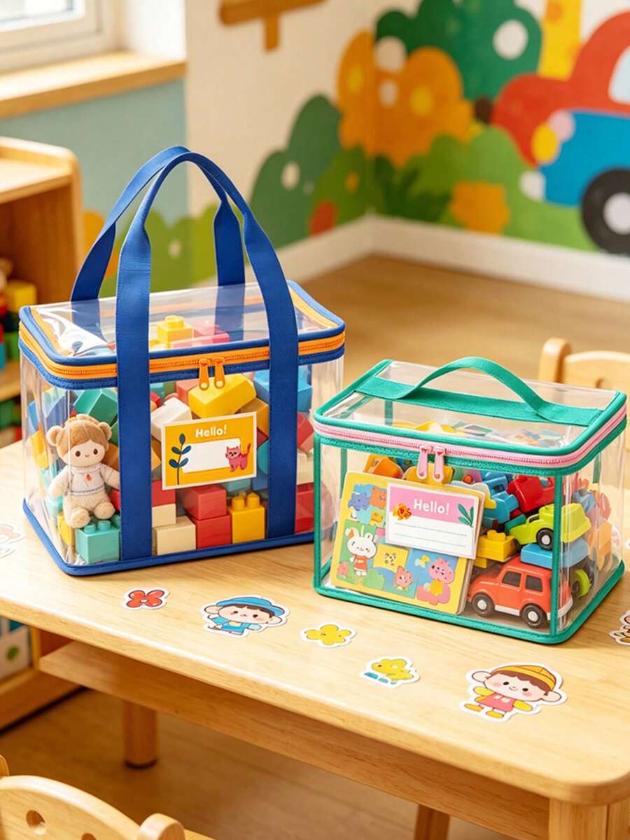 Children's Storage Bag Travel Tote Bag Small Parts & Beads Organizer Bag - Multicolor - View 1