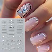 Full Wrap Nail Stickers - Apricot - View 9