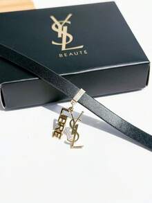 Yves Saint Laurent Vòng tay YSL màu đen, món quà hoàn hảo cho bạn gái - màu đen - Xem 2