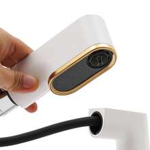 YUNRUX Pull-Out Spray Faucet, Pull-Out Bathroom Faucet, Bathroom Sink Faucet - 白色 - 查看 6
