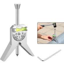 1pc Y-Type Manual Pipe Centering Marker Tool, 4 Inch Tube Center Finder Locator, Heavy Duty Pipe Centering Head Gauge, Portable Pipe Marking Alignment Tool For Pipeline Construction, Accurate Round Tube Positioning Measuring Hand Tool - A - View 3