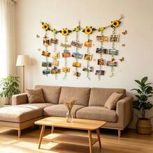 Sunflower Photo Wall Suitable For Home Background Decoration - Sunflower Photo Wall - View 7