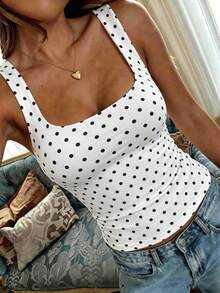 White Background With Black Dots