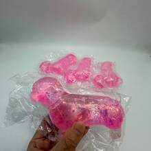 1pc Soft Slow Rebound Foam Toy Set, Including Maltose Jelly, Ice Cube, Octopus, Rabbit, Sausage, Dog, Jellyfish, Etc., Can Relieve Stress, Suitable For Office, Home Desktop Decoration, Helps With Emotional Regulation And Relaxation - Random Colors and Styles - View 7