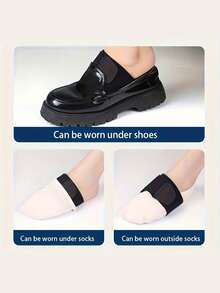 1 Pair Breathable Arch Support Pads, Can Be Worn With Shoes And Socks, Comfortable Pressure Relief For Daily Walking - Multicolor - View 9