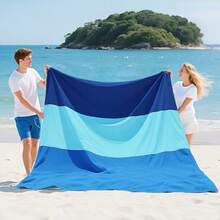 Portable Folding Beach Mat/Picnic Blanket/Outdoor Mat – Lightweight, Waterproof, Moisture-Proof And Sand-Proof, Suitable For Camping, Picnic, Travel And Beach, Includes Storage Bag - C - View 10