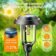 4pcs Solar Outdoor Lights - LED Solar Torch Lights With Flickering Flame, Solar Lawn Lights, Solar Pathway Decorative Lights, Suitable For Garden Decoration Upgraded Pathway Lighting Outdoor Decorative Lights, Used For Outdoor Yard Patio Lawn Torch - One Size Fits All - View 8