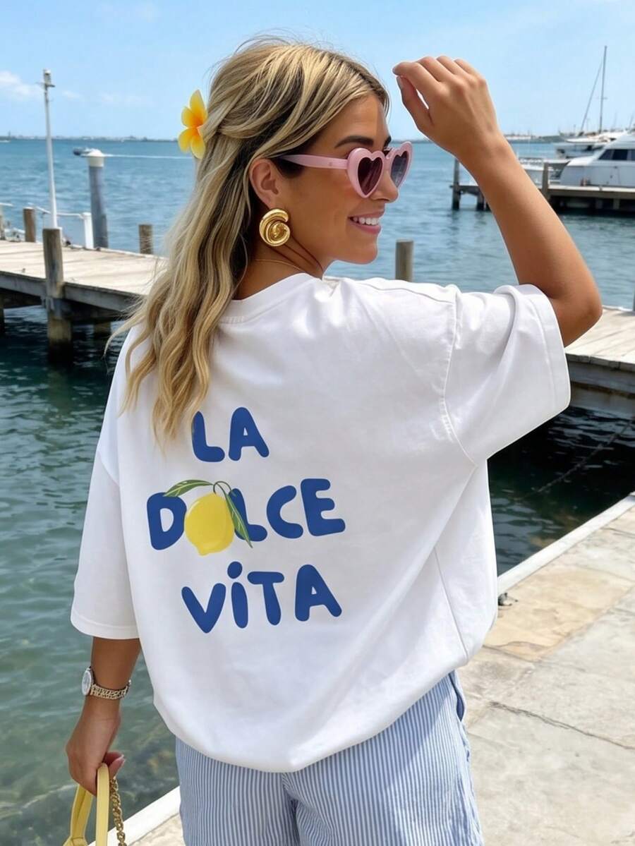 Women T-Shirts - 白色 - 查看 1