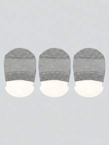 6 Pairs/3 Pairs/Random 1 Pair Women's Anti-Slip Invisible Toe Socks, Mesh Silicone Anti-Slip Half Socks, High Heel Shoes Slippers Socks - Multicolor - View 25