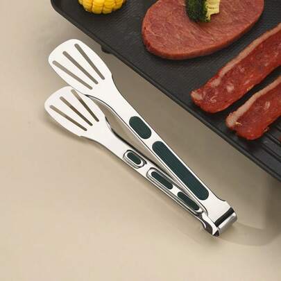 Stainless Steel Barbecue Clip Multifunctional Buffet Restaurant Cooking Tongs Suitable For Salad Pizza Pies Bread