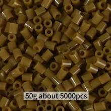 5000顆迷你熔珠 2.6mm 微型熔珠 DIY 燙貼珠 Perler 珠 Fusion 珠 燙貼珠玩偶，適用於珠寶製作、像素藝術燙貼耳環、手工玩偶吊飾、裝飾飾品 - 多色 - 查看 21