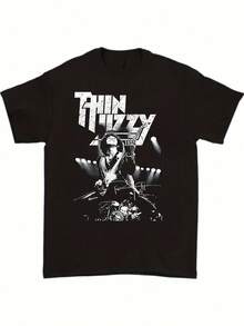 Men T-Shirts - Black - View 6
