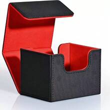 1800pcs Card Slot New Multifunctional Card Storage Box 3-Row With Window Diamond Pattern Leather Card Box Game Card Box Card Storage Box Best Quality Gift - Multicolor - View 9